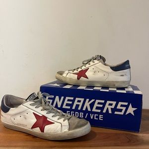 Golden Goose Mens US 10 / EU 43 Super-Star Low Top Sneaker